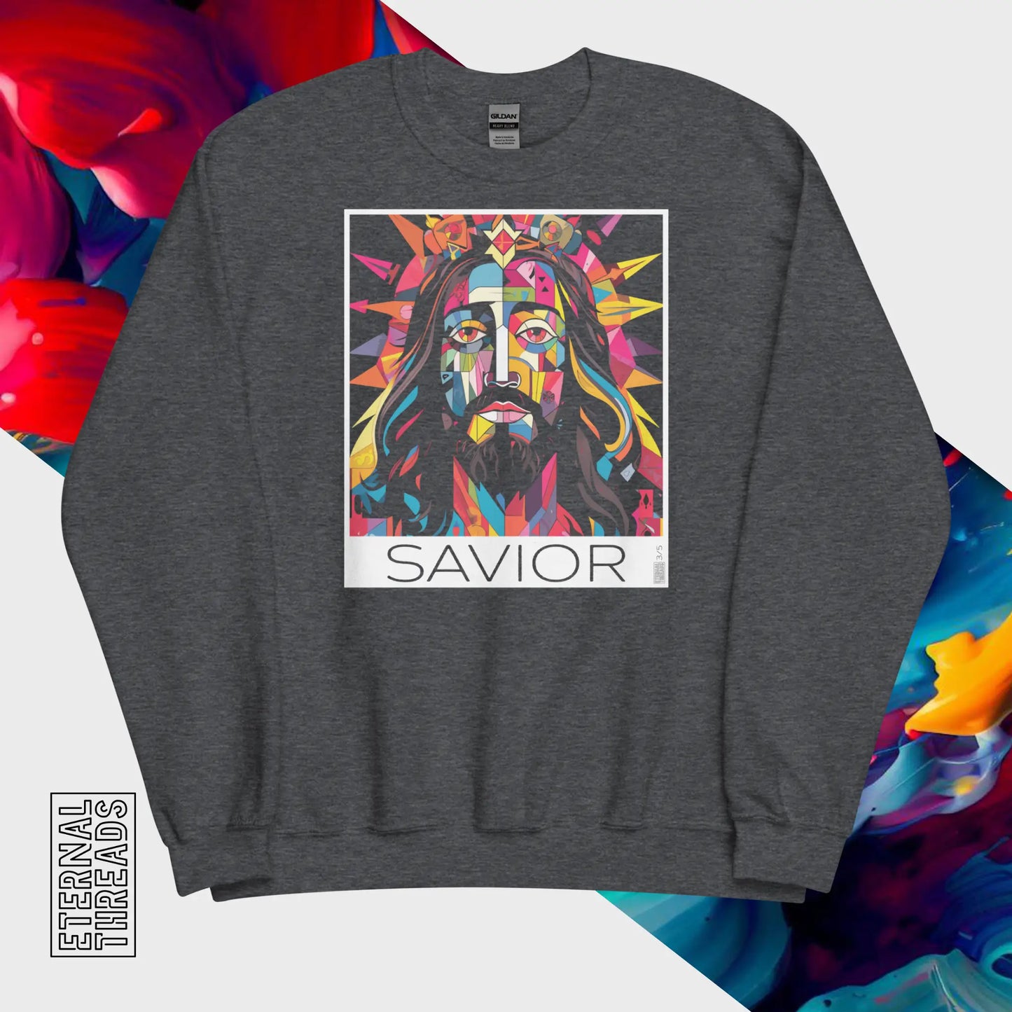 Faces of Christ - Savior Sweatshirt