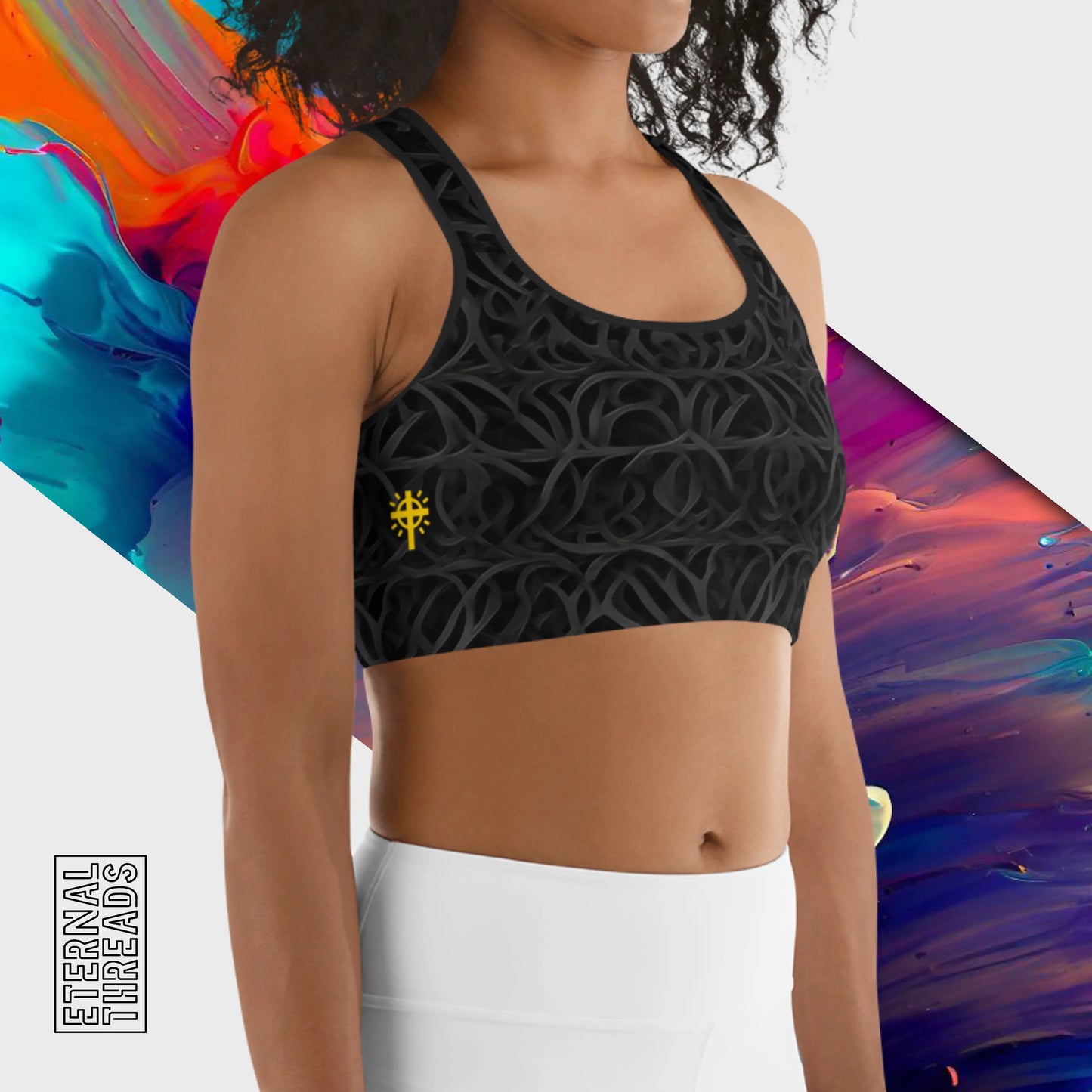 Can Do All Through Christ Sports Bra