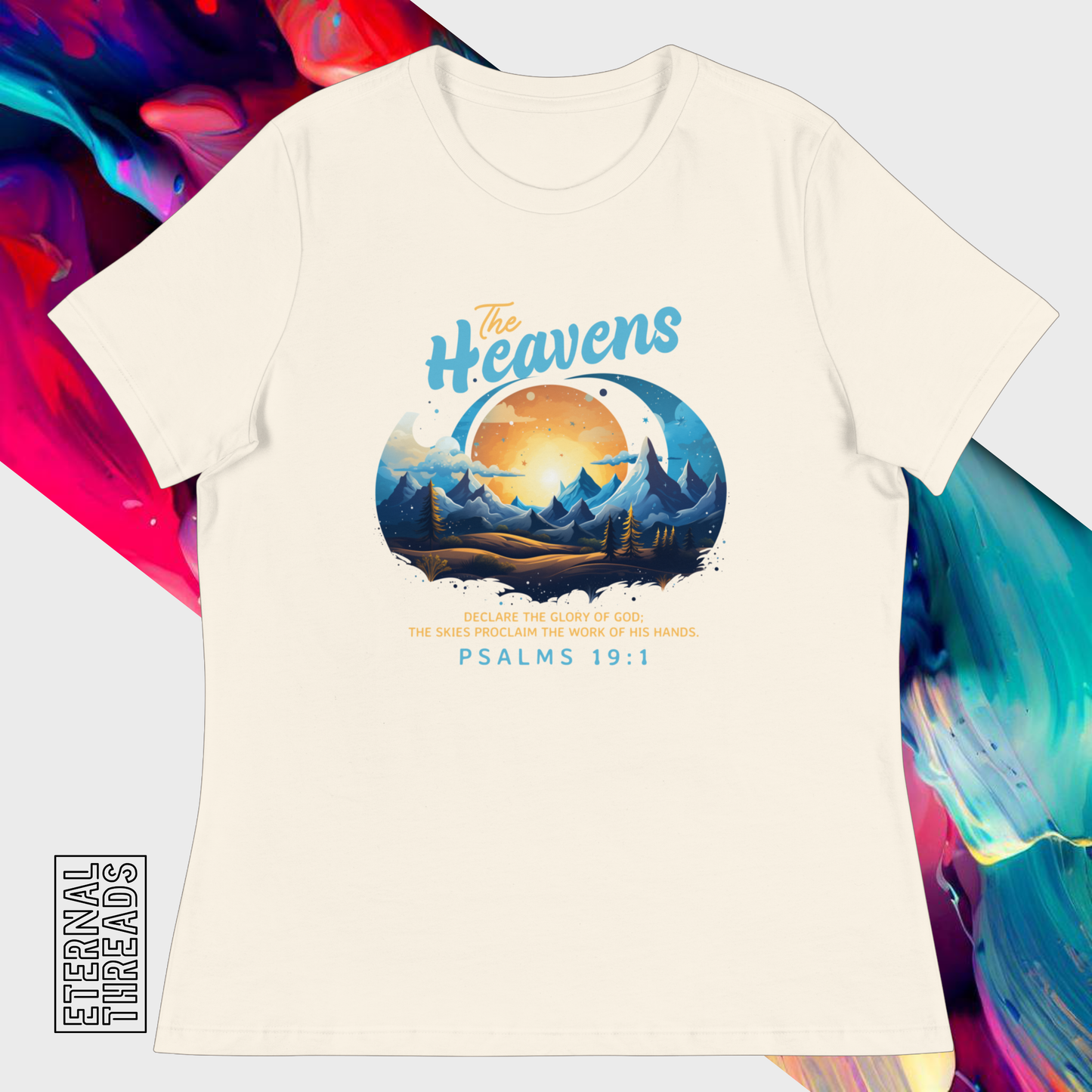 Psalm 19:1 Nature Tee - Relaxed Womens