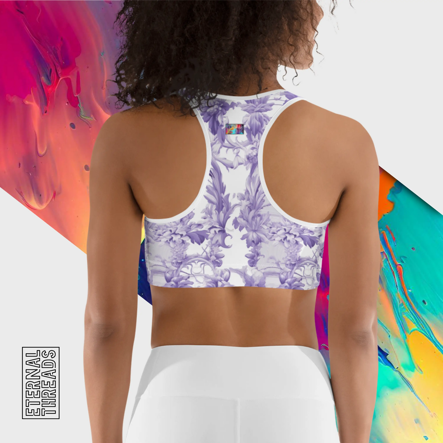 Faith That Moves Mountains Sports Bra