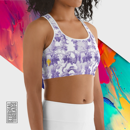 Faith That Moves Mountains Sports Bra