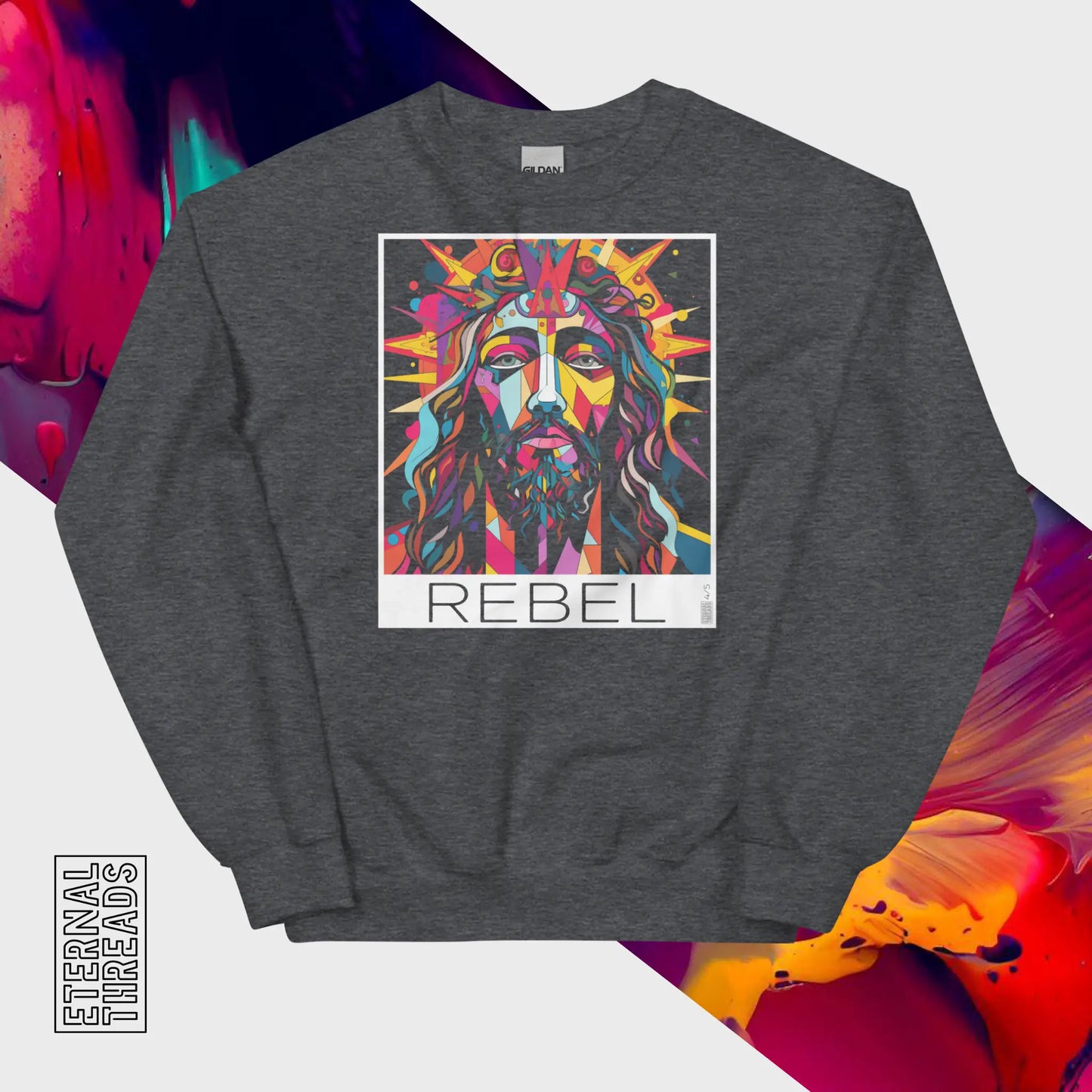 Faces of Christ - Rebel Sweatshirt