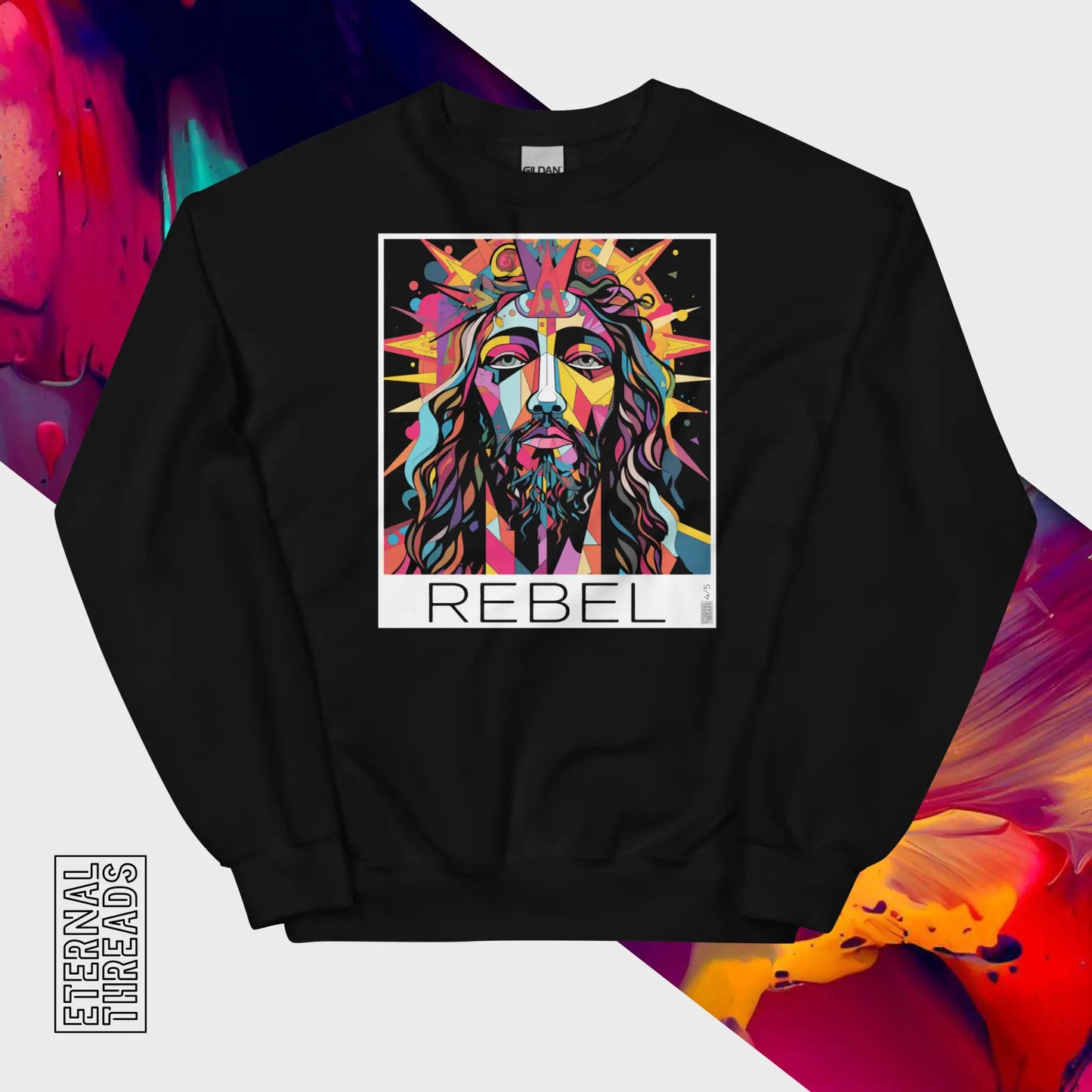 Faces of Christ - Rebel Sweatshirt