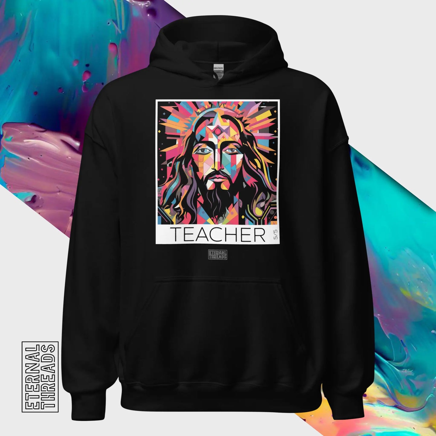 Faces of Christ - Teacher Hoodie