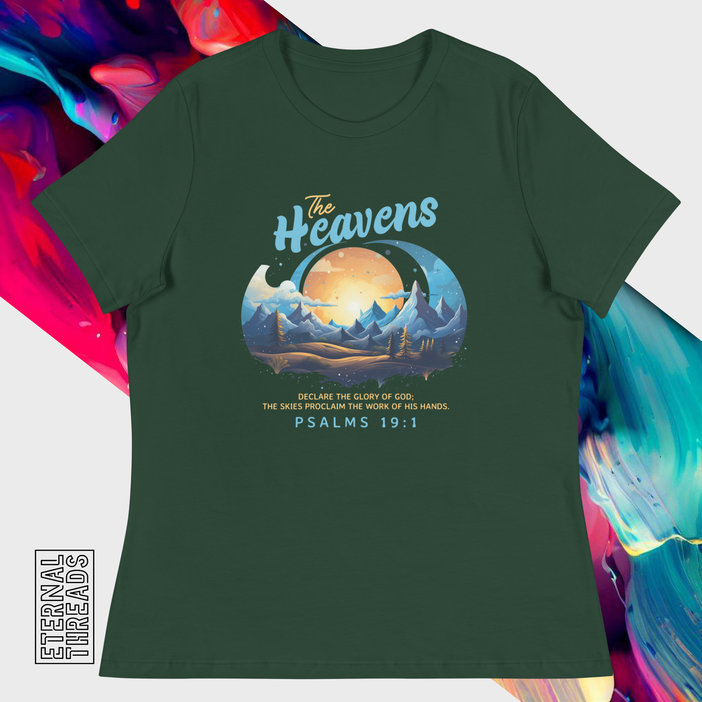 Psalm 19:1 Nature Tee - Relaxed Womens