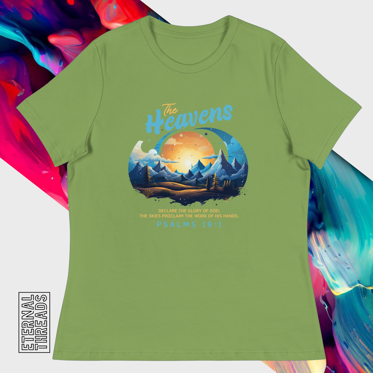 Psalm 19:1 Nature Tee - Relaxed Womens