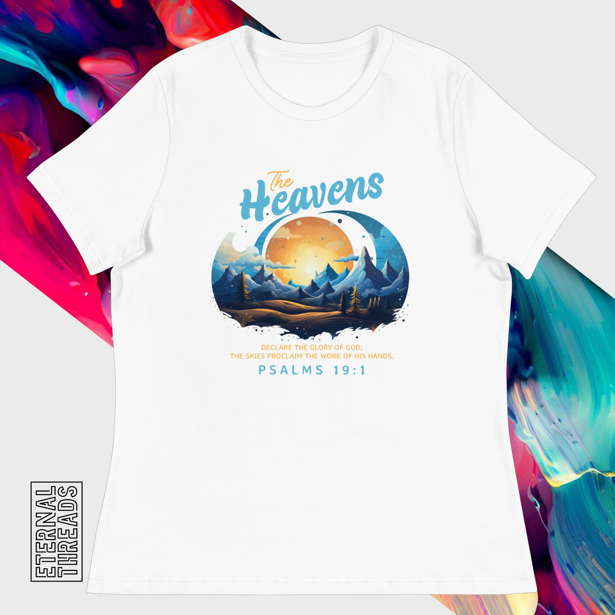 Psalm 19:1 Nature Tee - Relaxed Womens